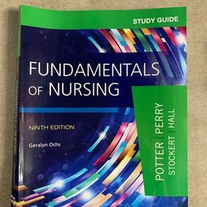 Fundamentals of Nursing Study guide textbook